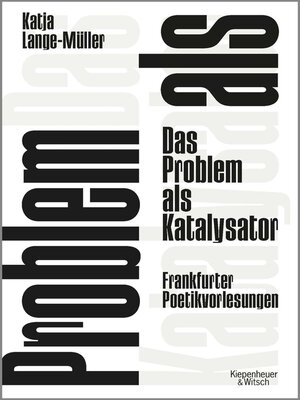 cover image of Das Problem als Katalysator
